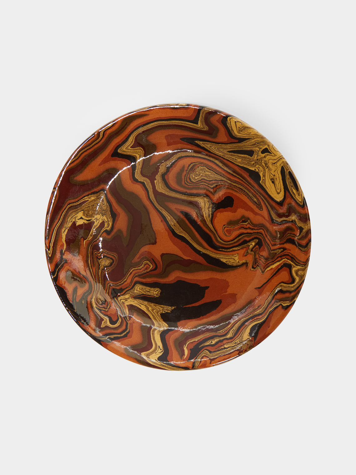 Atelier Saint-André Perrin - Marbled Ceramic Plate -  - ABASK - 