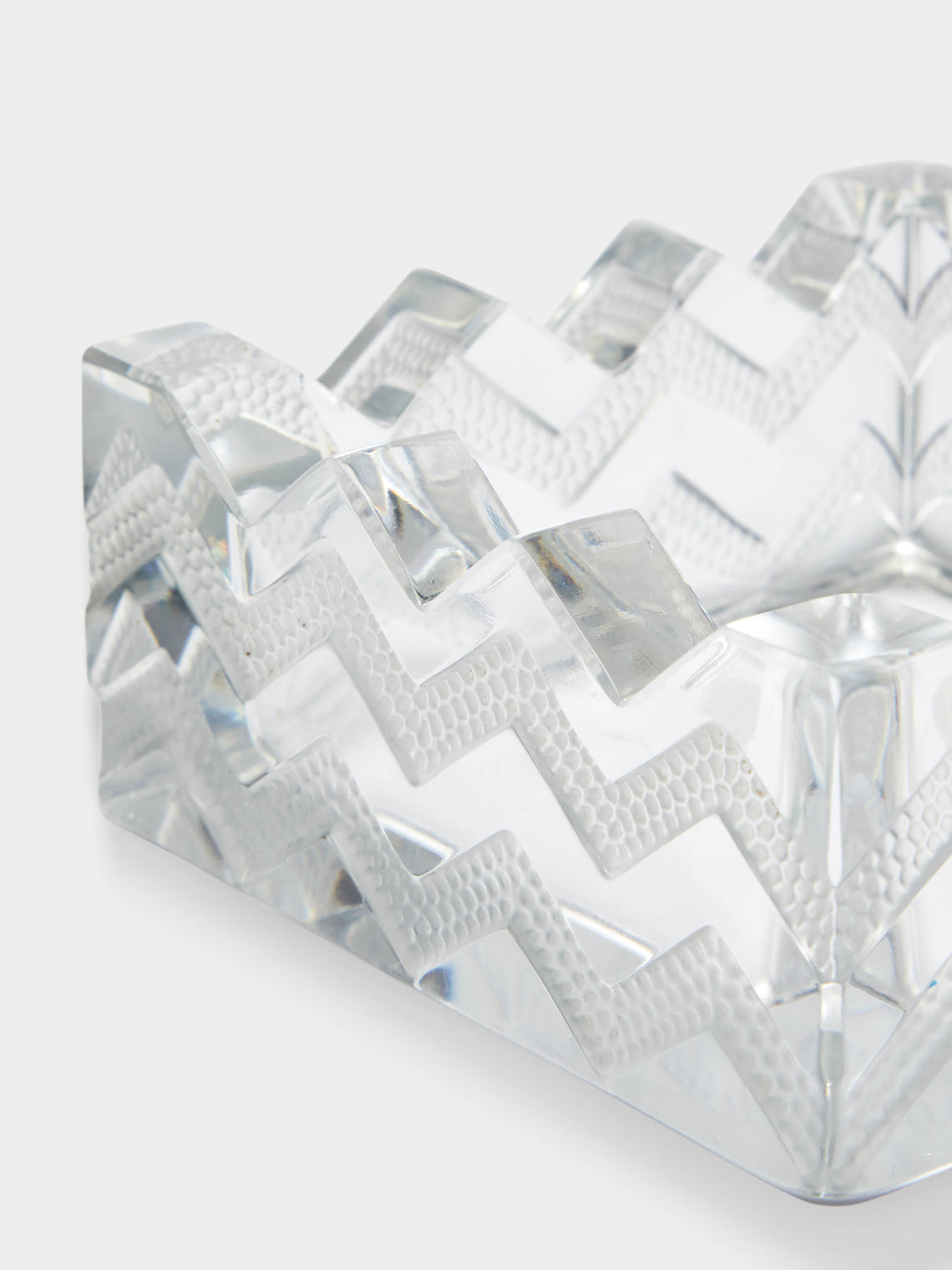 Antique and Vintage - 1950s Lalique Soudan Crystal Ashtray -  - ABASK