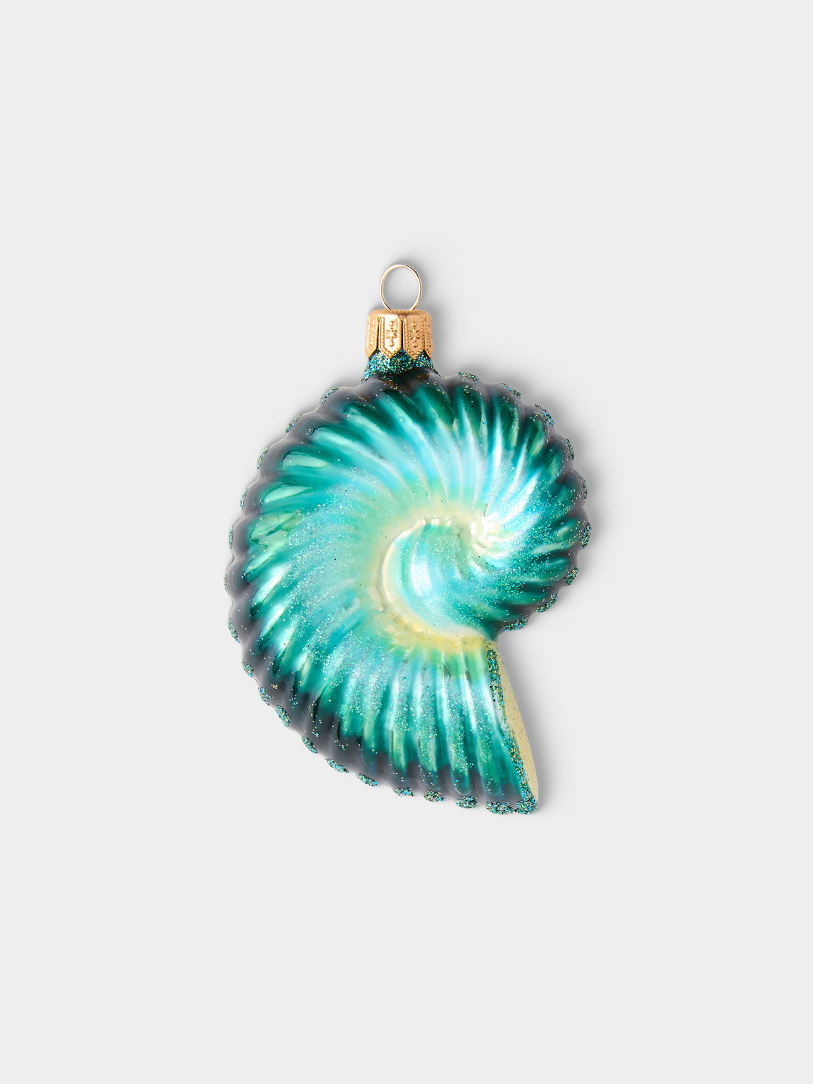 ABASK Decorations - Seashells Hand-Blown Glass Baubles (Set of 8) - Multiple - ABASK