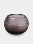 Micheluzzi Glass - Bocia Lilla Diamante Hand-Blown Murano Glass Vase (4.5in/11.5cm) - Purple - ABASK - 