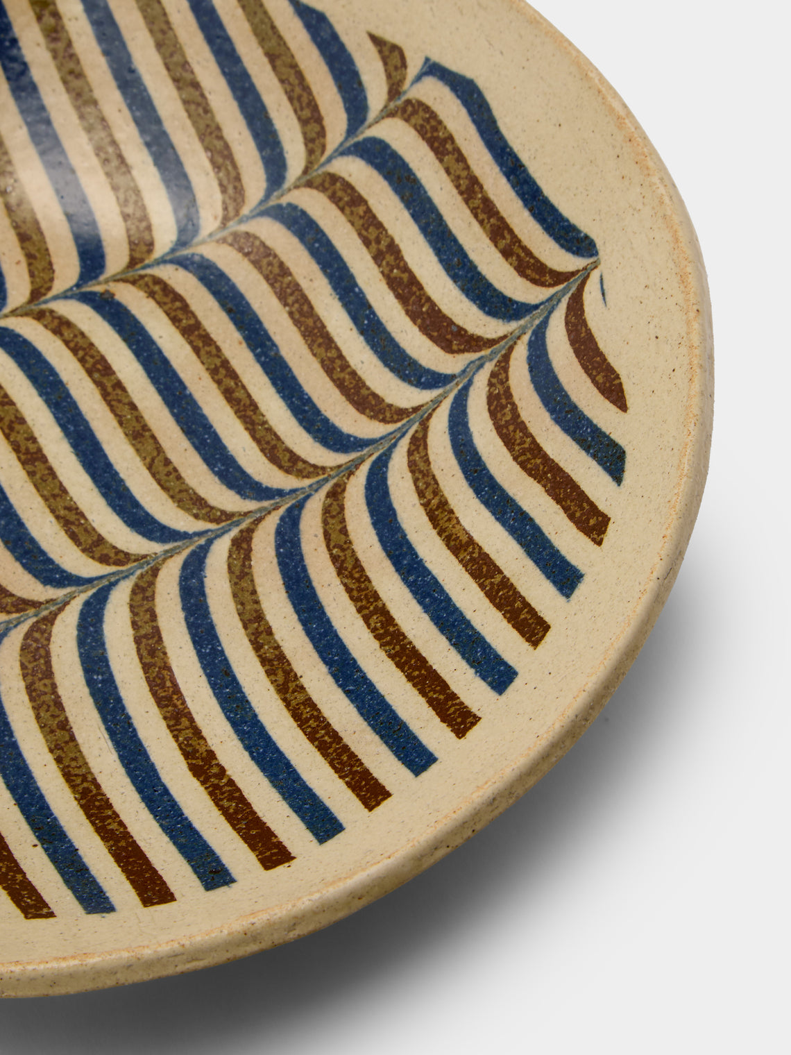 Makidani-gama - No. 1 Nerikomi Ceramic Plates – 10in/25cm (Set of 4) - Multiple - ABASK