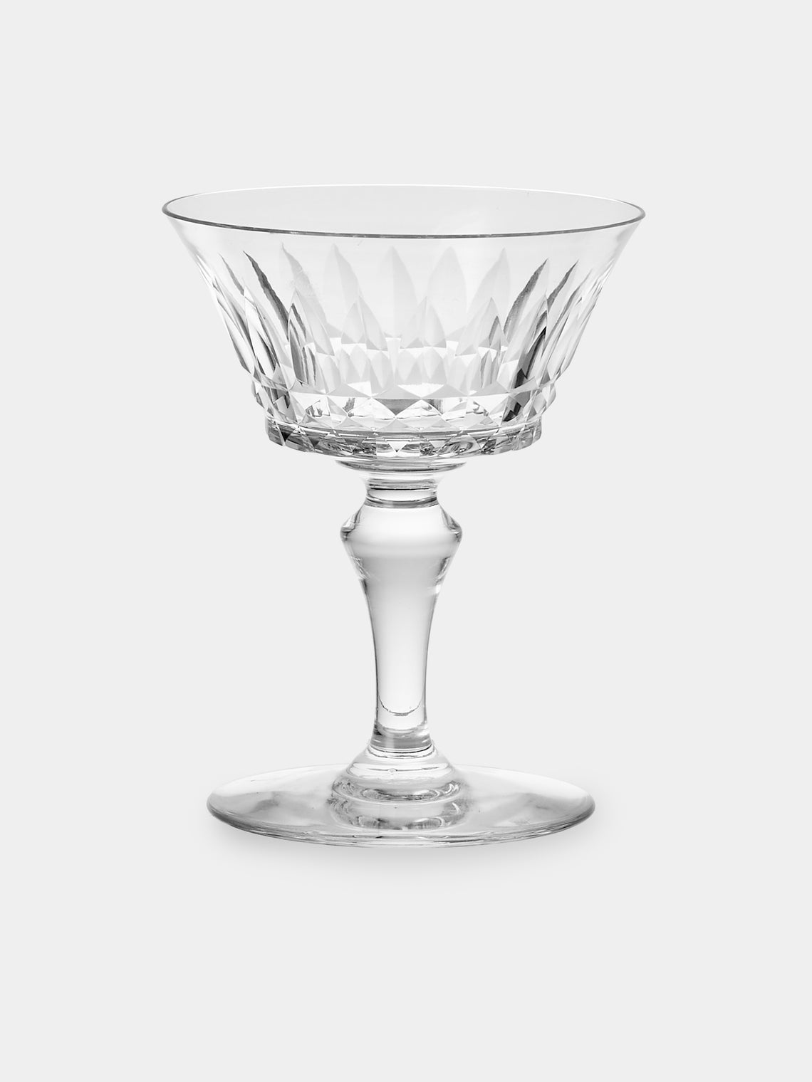 Antique and Vintage - 1990s Baccarat Crystal Champagne Coupes (Set of 12) - Clear - ABASK - 