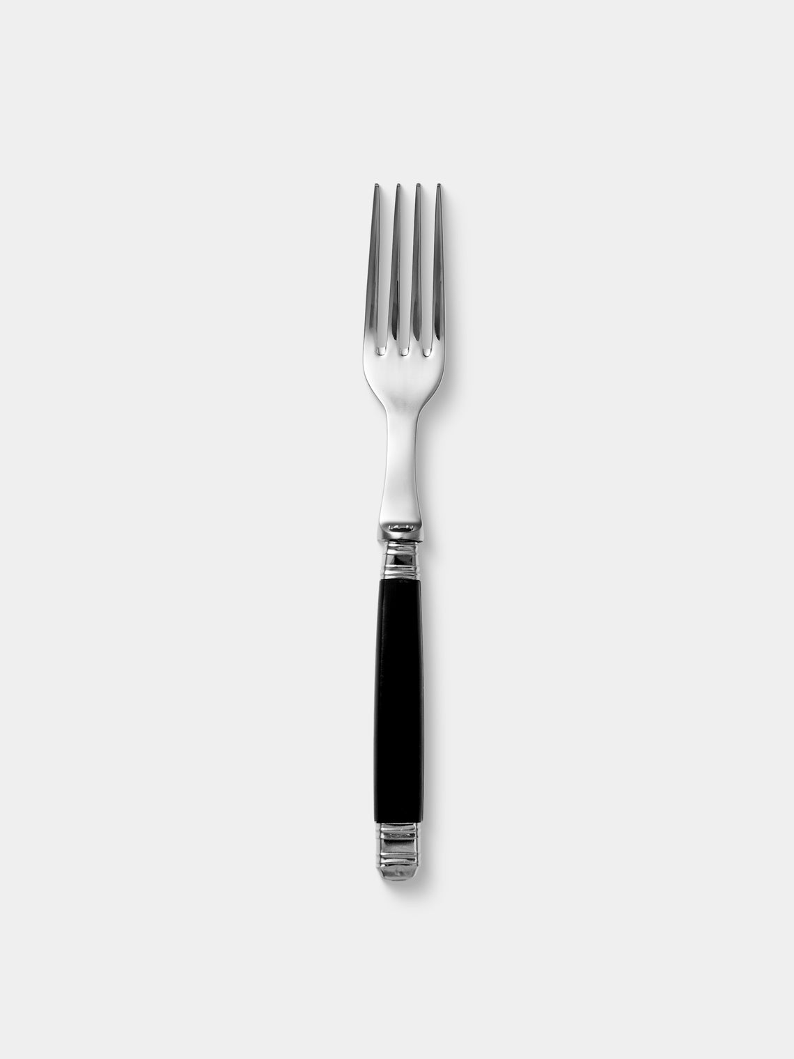 Alain Saint-Joanis - | Set of 4 Pieces | Empire Resin Starter / Dessert Cutlery - Black - ABASK