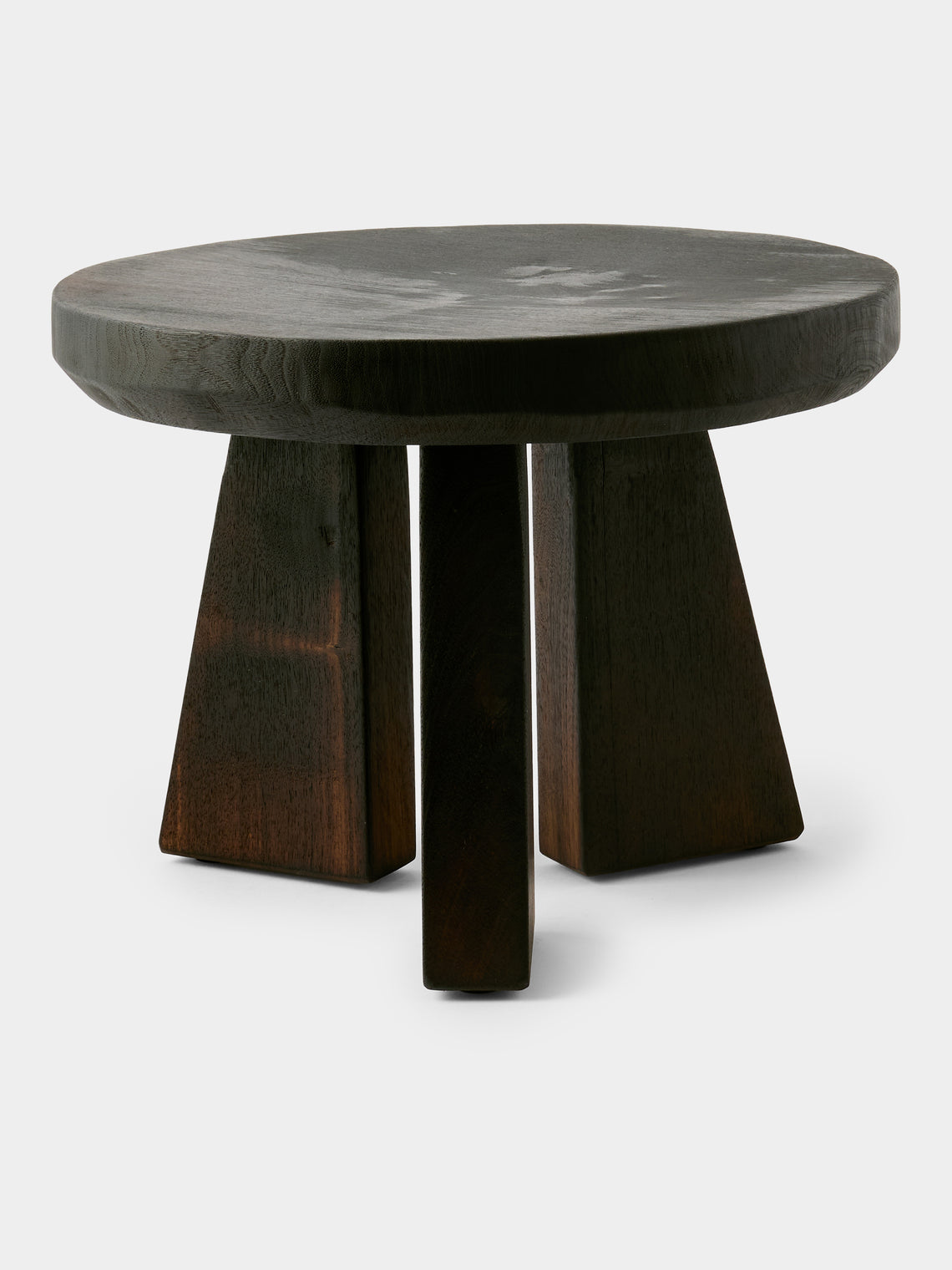 Riccardo Monte - Hand-Carved Oak Bath Stool - Brown - ABASK - 