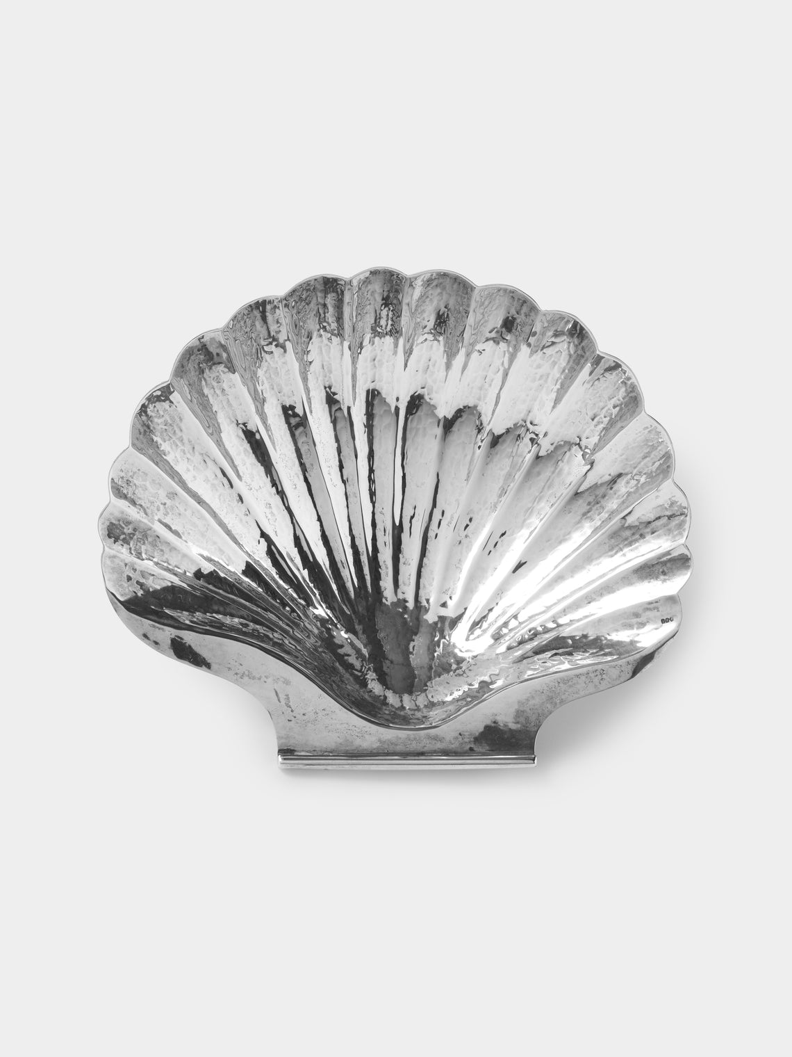 Antique and Vintage - 1950s Shell Silver-Plated Shell Trinket Bowl - Silver - ABASK