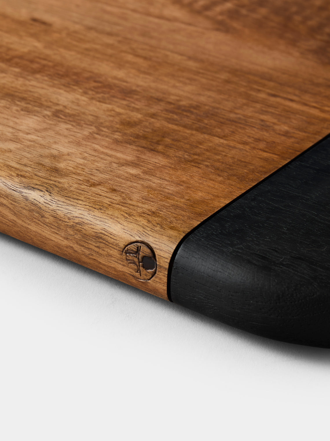 Lucas Castex - Hand-Carved Walnut Serving Board - Dark Brown - ABASK