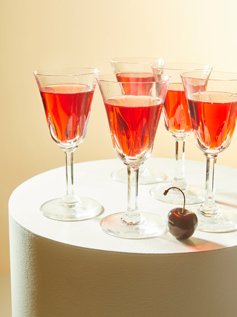 Antique and Vintage - 1920s Saint Louis Crystal Liqueur Glasses (Set of 6) -  - ABASK