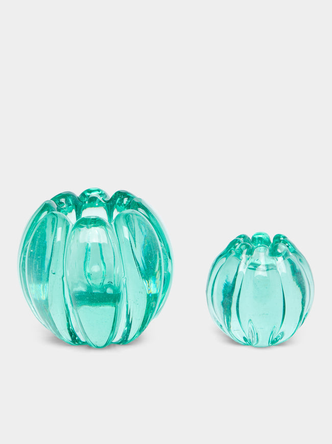 Antique and Vintage - Mid-Century Murano Glass Bud Vases (Set of 2) -  - ABASK - 