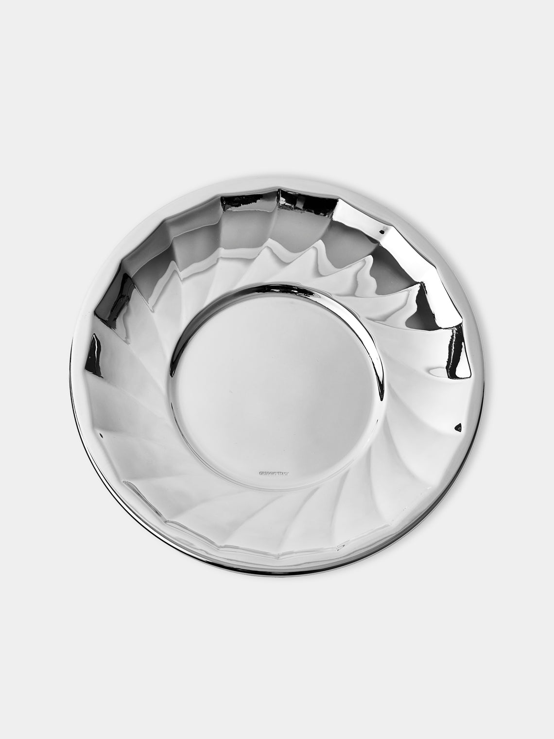 Greggio - Newport Silver-Plated Bottle Coaster - Silver - ABASK