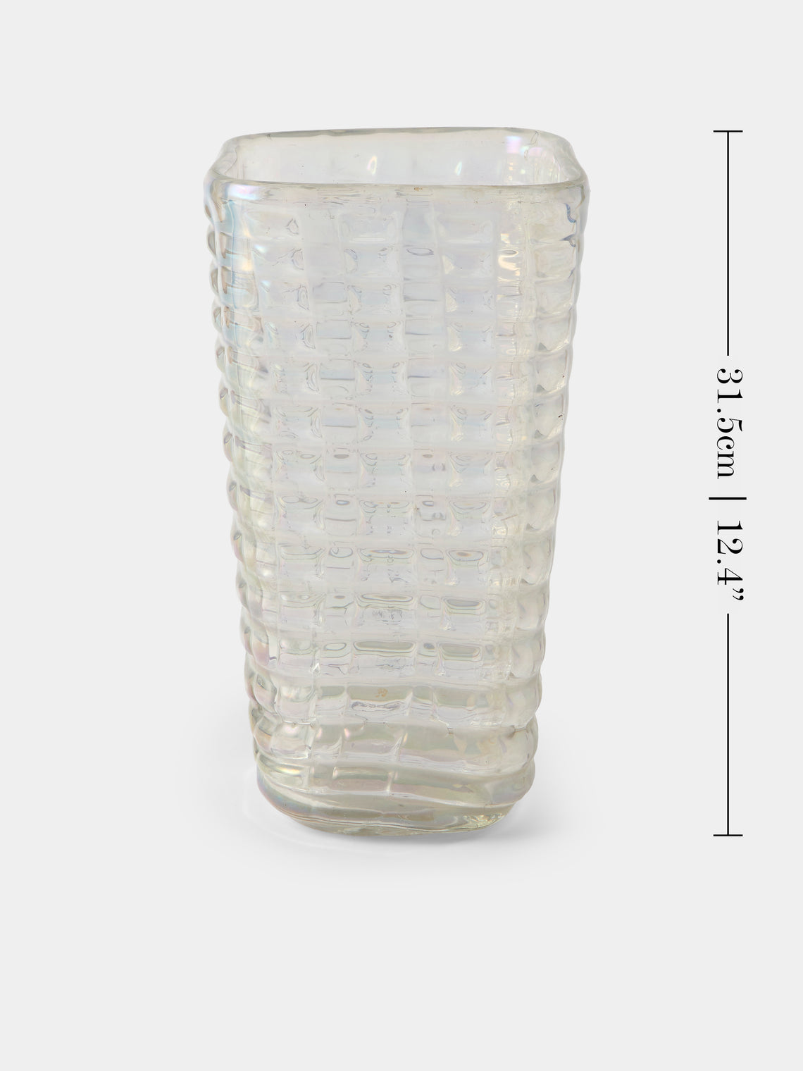 Antique and Vintage - 1950 Ercole Barovier Mold-Blown Vase - Clear - ABASK