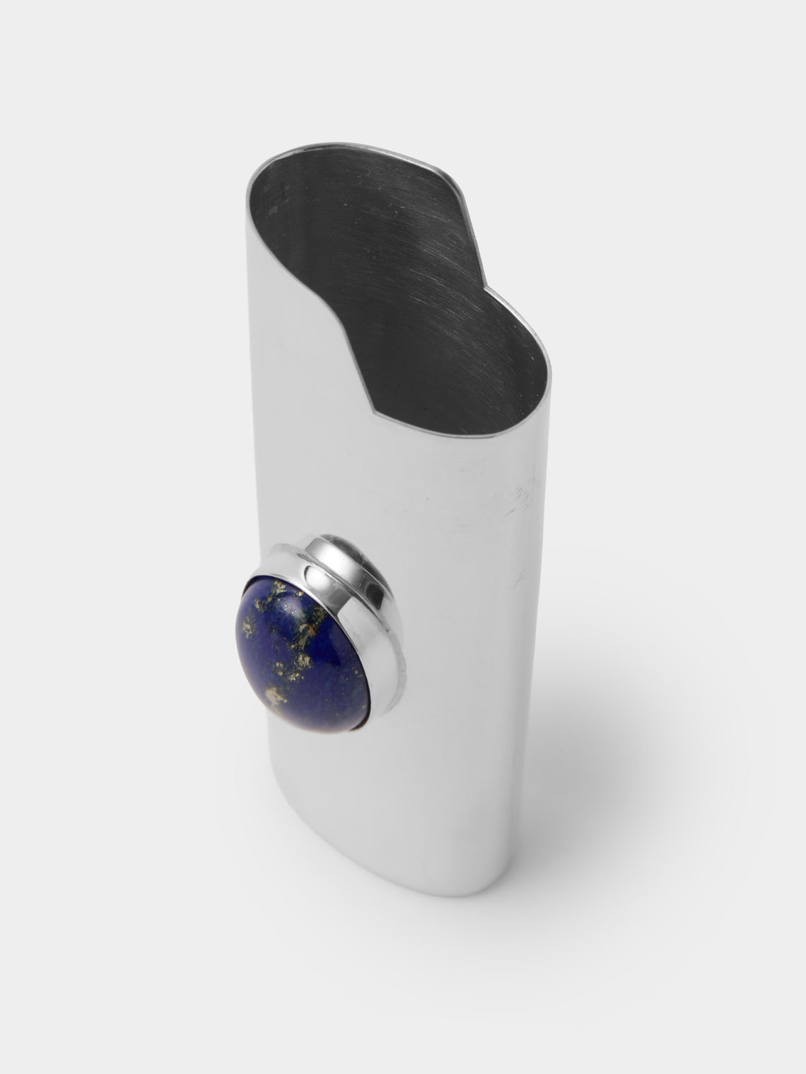 Tavares 1922 - Silver and Lapis Lazuli Lighter Case - Silver - ABASK
