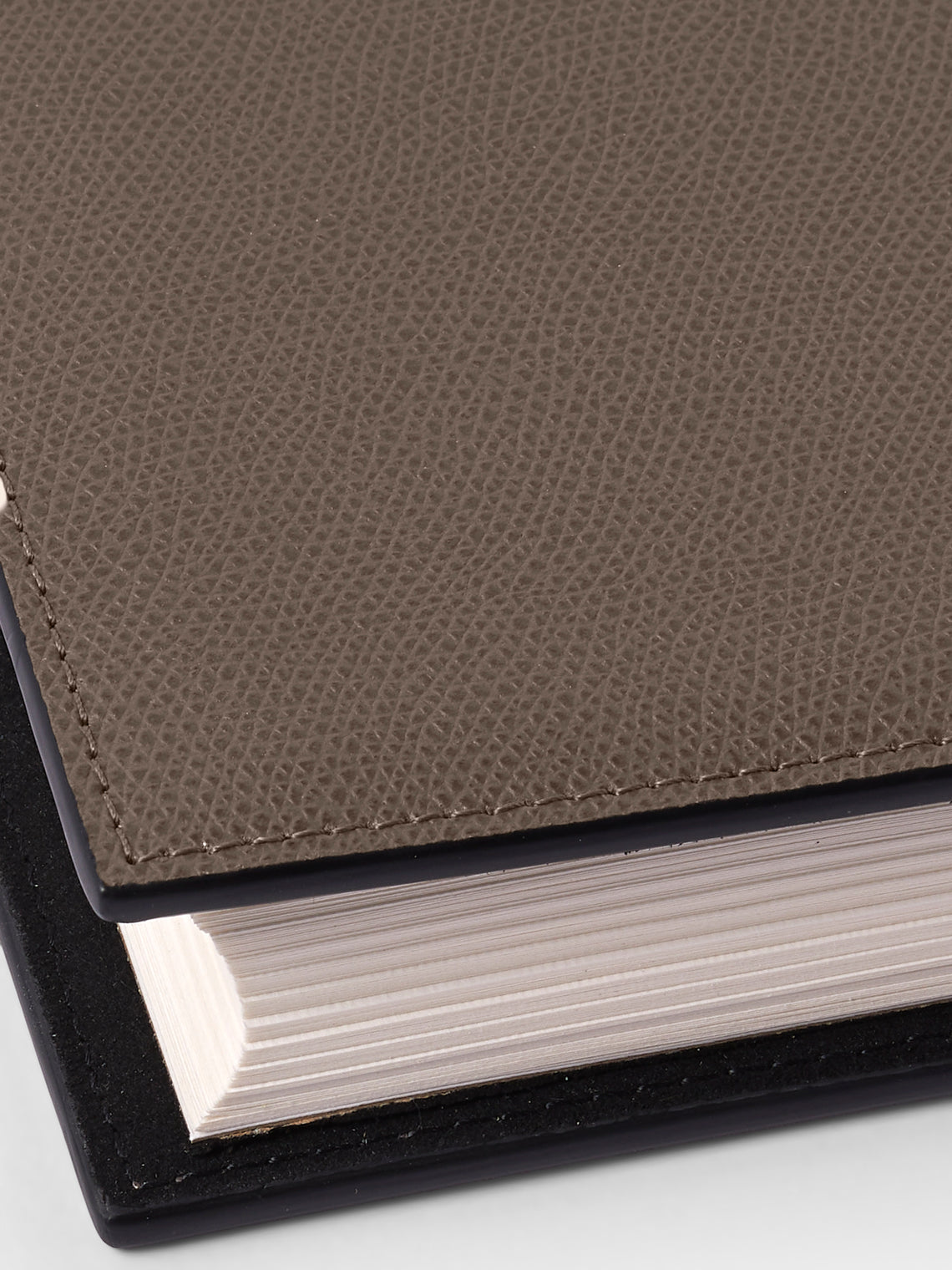 Giobagnara - Livre d'Or Leather Guest Book - Gray - ABASK