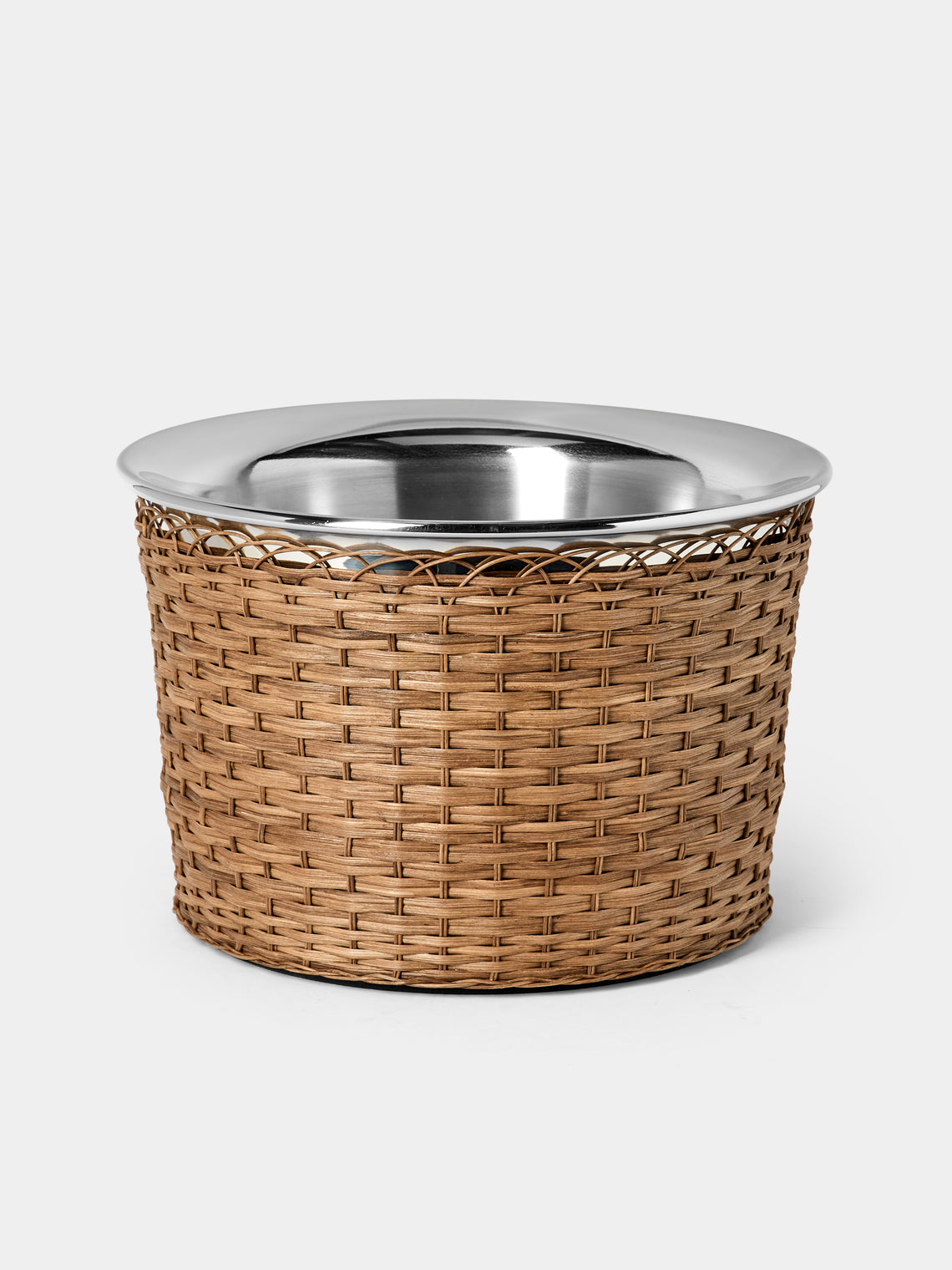 Pigment France - Menton Rattan Champagne Bucket - Brown - ABASK - 