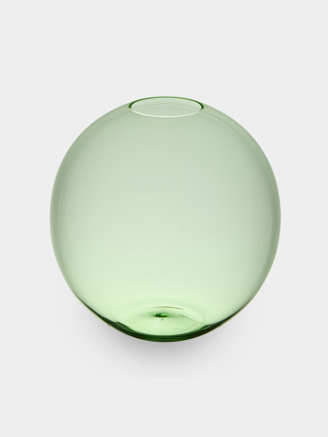 Lobmeyr - BV60 Hand-Blown Crystal Vase (8in/20cm) - Green - ABASK - 