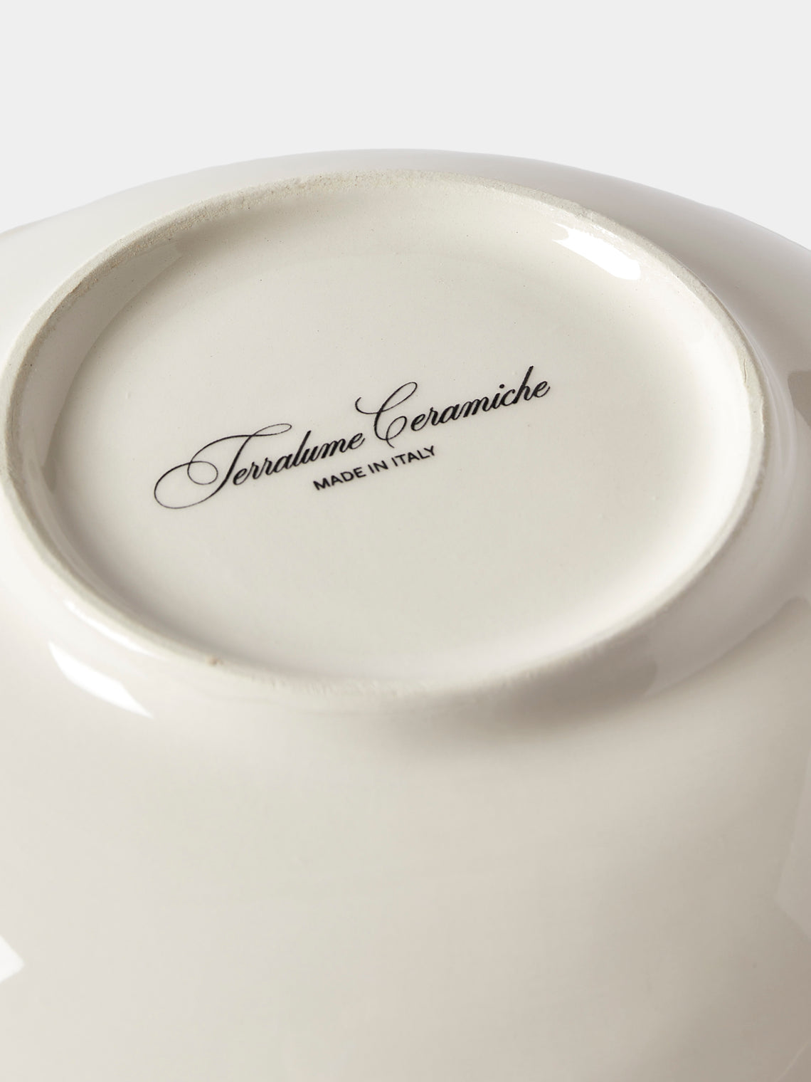 Tessalume Ceramiche - Wicker Hand-Painted Ceramic Small Bowls (Set of 4) - White - ABASK