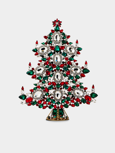 ABASK Decorations - Winter Czech Crystal Tree - Green - ABASK - 