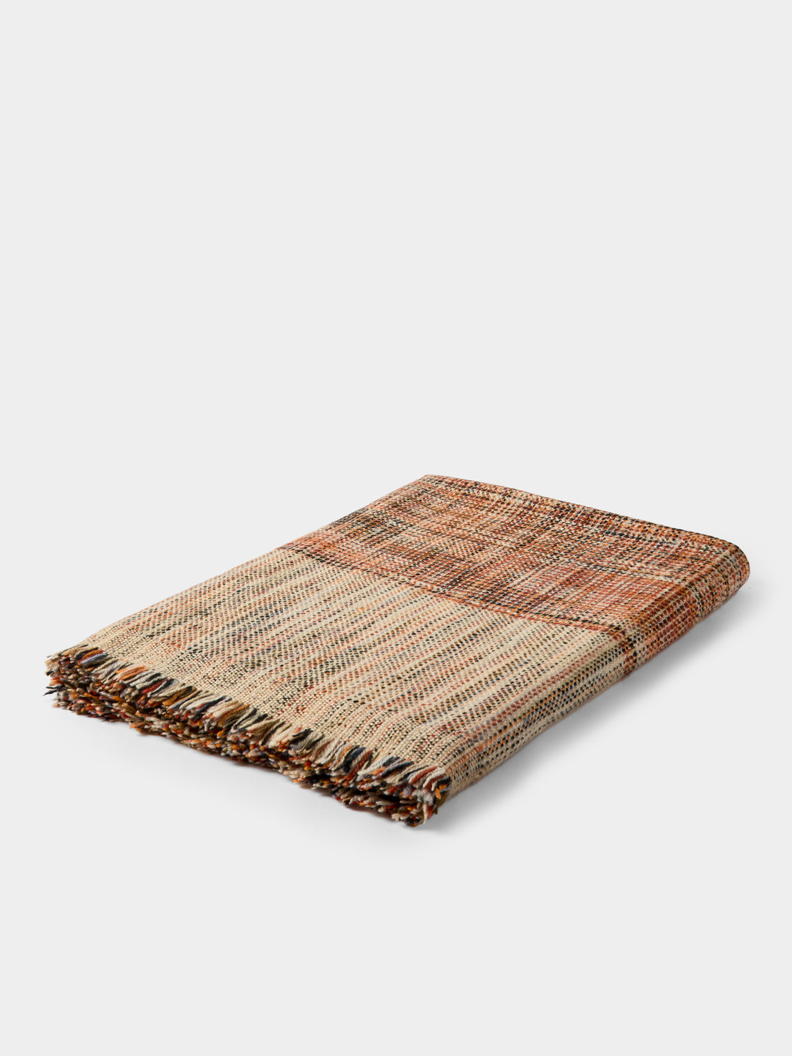 Me & K - Textured Cashmere Throw (67in/1.7m) - Multiple - ABASK