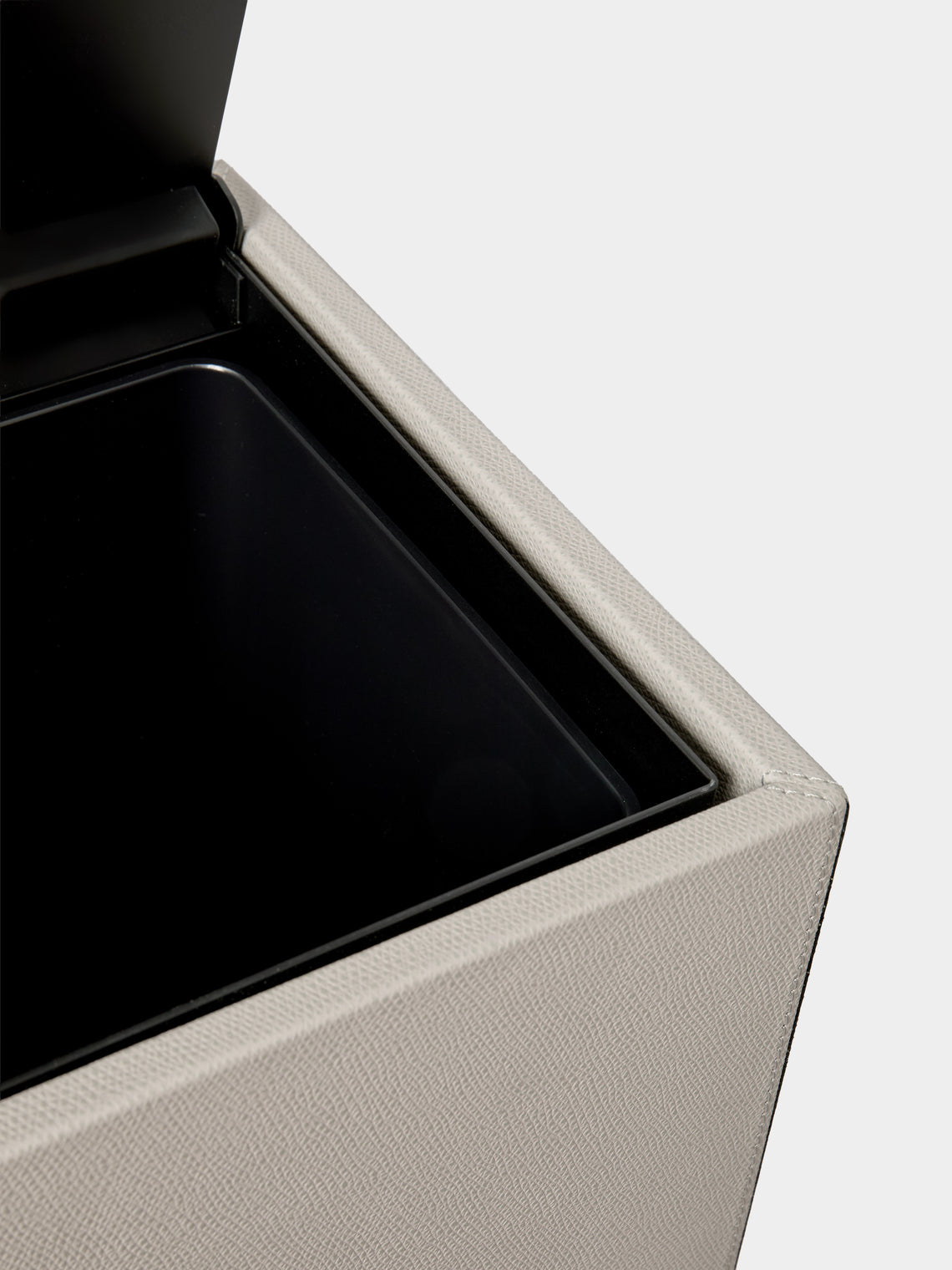 Giobagnara - Groove Leather Pedal Bin - Light Gray - ABASK