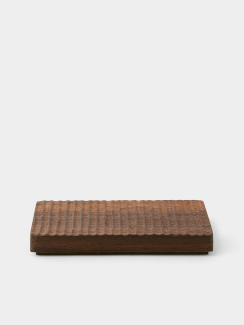 Riccardo Monte - Hand-Carved Walnut Soap Dish - Brown - ABASK - 