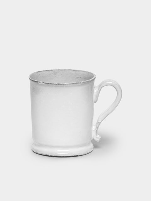 Astier de Villatte - Colbert Hand-Glazed Ceramic Small Mug (Set of 2) - White - ABASK - 