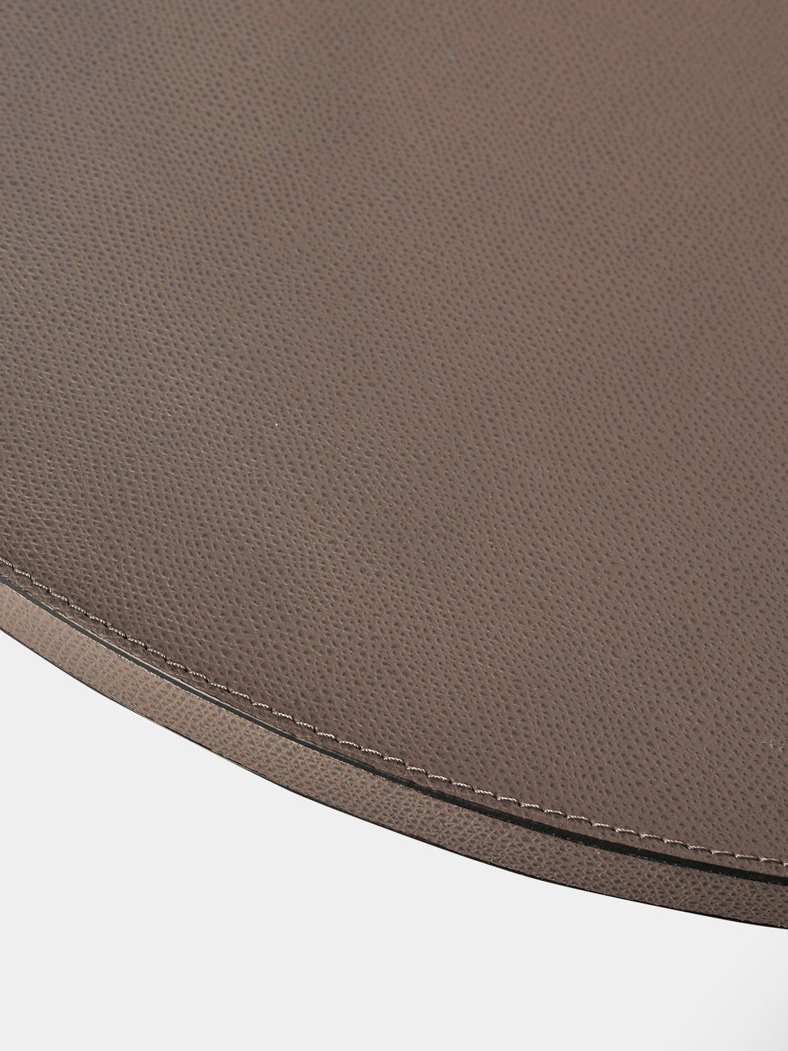 Giobagnara - Jupiter Leather Lazy Susan (20in/50.5cm) - Brown - ABASK