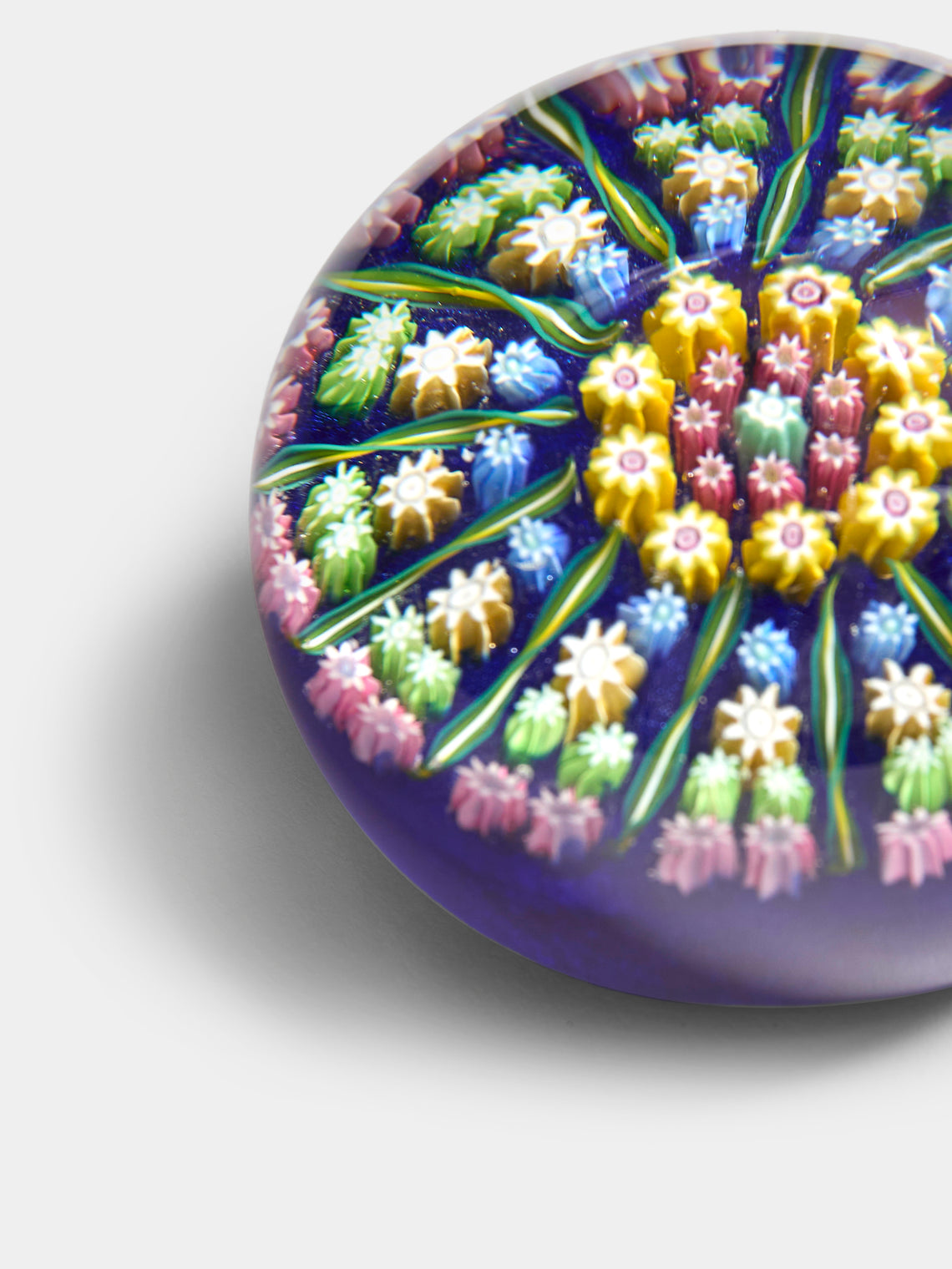 Antique and Vintage - 1930s Murano Glass Paperweight - Blue - ABASK