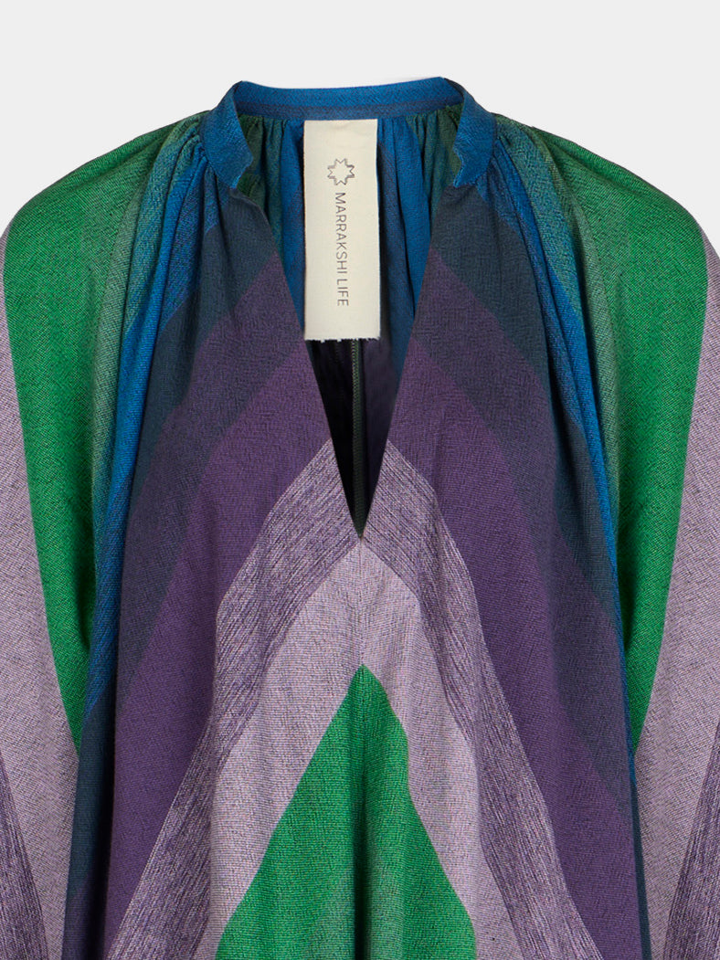 Marrakshi Life - The V-Neck Tourag Dress | Size: S - Multiple - ABASK