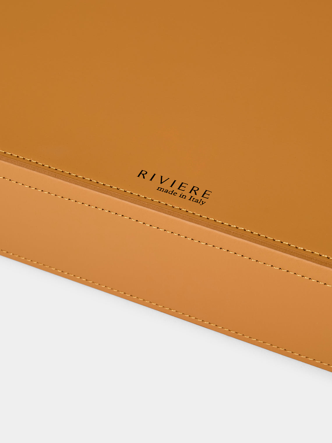 Riviere - Barcelona Water-Resistant Leather Tray (25in/63.5cm) - Tan - ABASK