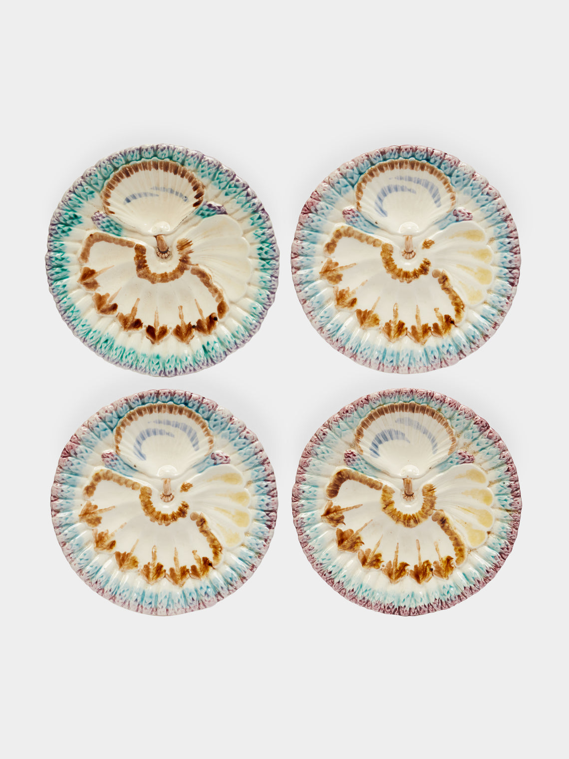 Antique and Vintage - 1950s St Jacques Ceramic Plates (Set of 4) -  - ABASK
