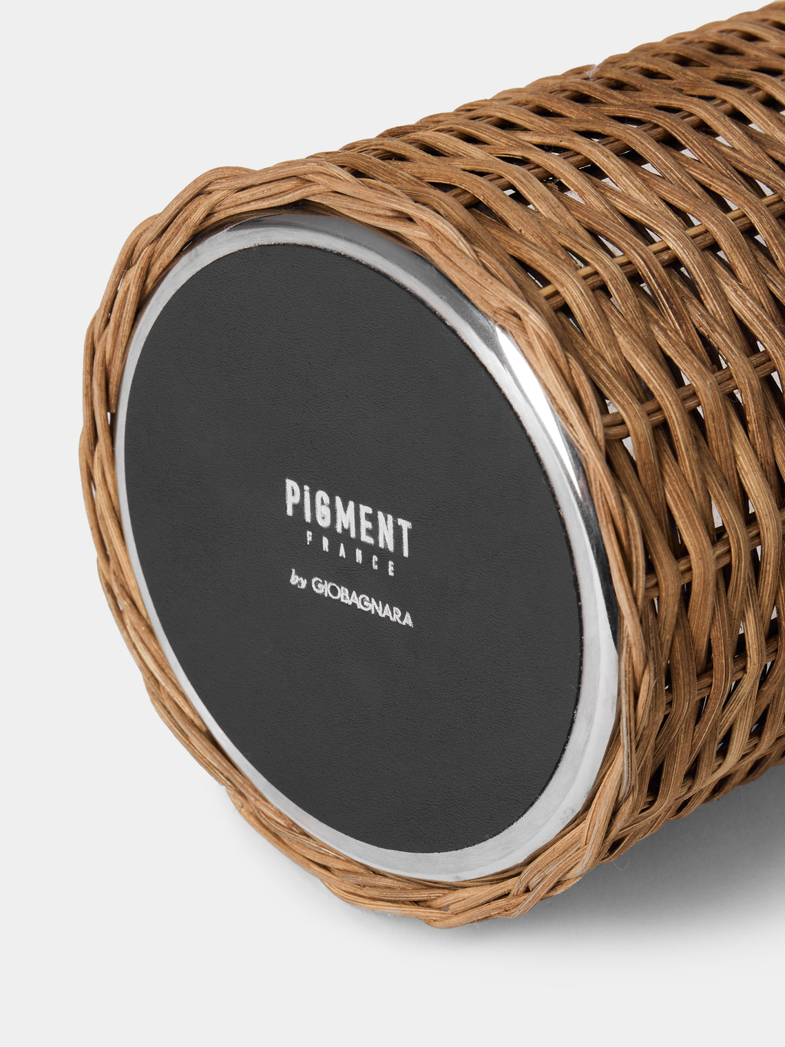 Pigment France - Menton Rattan Bottle Cooler - Brown - ABASK