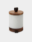 Wannes Antwerp - Antoine London Hand-Blown Glass and Walnut Portable Lamp - White - ABASK - 
