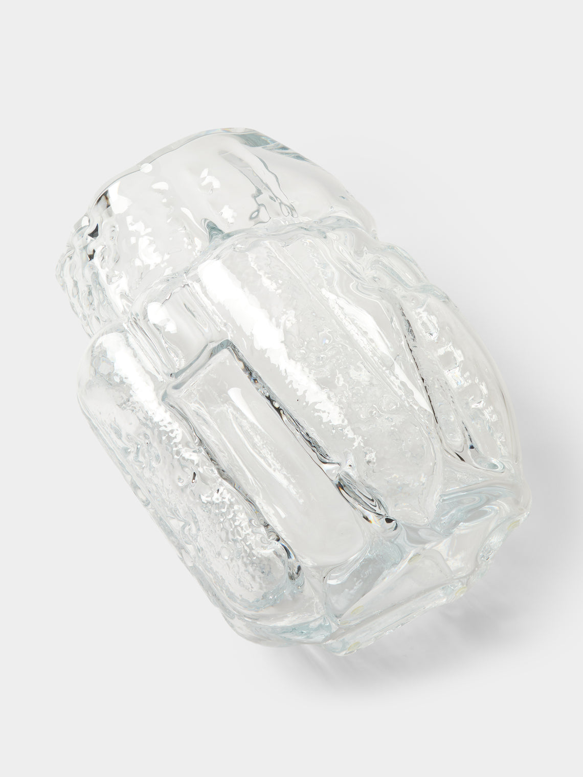 Hana Hillerová - Remix Hand-Blown Glass Vessel (15.5in/39cm) - Clear - ABASK