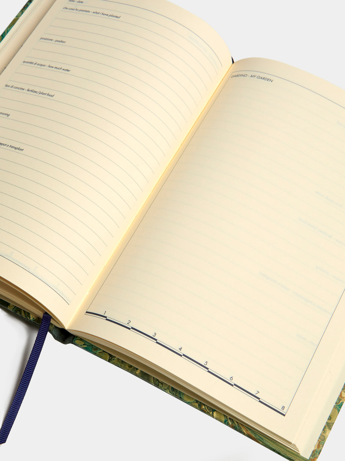 Giannini Firenze - Hand-Marbled Leather-Bound Wine, Gardening & Recipe Journals (Set of 3) - Multiple - ABASK