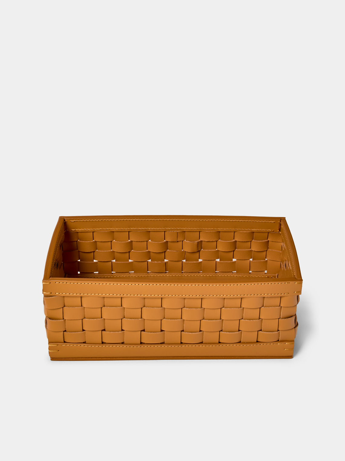 Riviere - Barcelona Water-Resistant Leather High Basket - Tan - ABASK - 