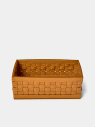 Riviere - Barcelona Water-Resistant Leather High Basket - Tan - ABASK - 