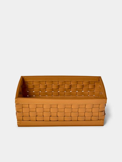 Riviere - Barcelona Water-Resistant Leather High Basket - Tan - ABASK - 