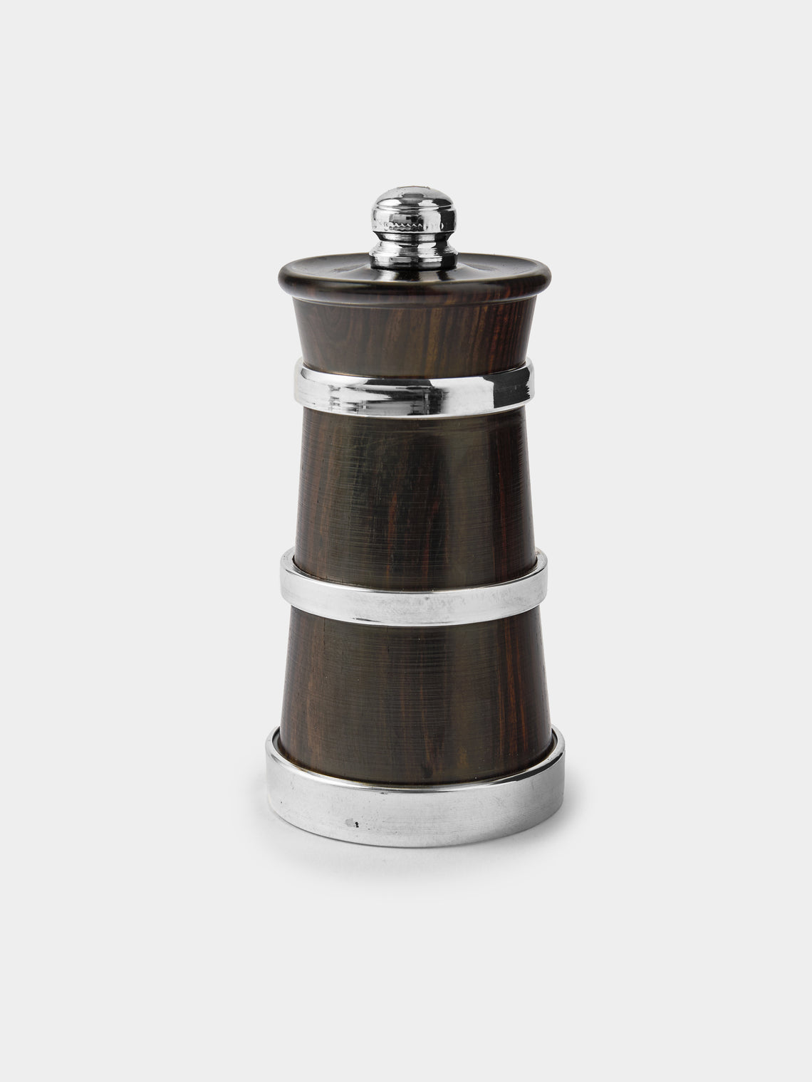 Au Bain Marie - Ebony and Sterling Silver Pepper Mill - Brown - ABASK - 