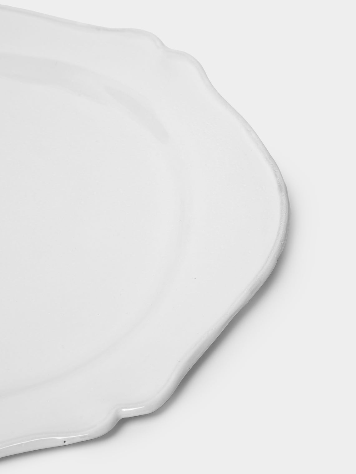 Astier de Villatte - Bac Hand-Glazed Ceramic Dinner Plate (Set of 2) - White - ABASK