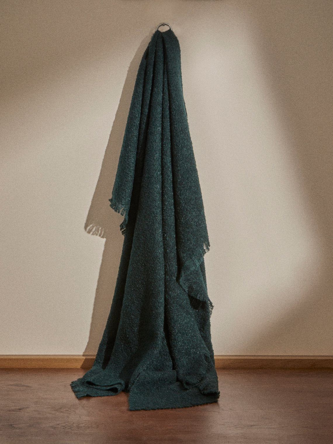 Brun de Vian-Tiran - Cirrus Handwoven Mohair Throw (71in/1.8m) - Blue - ABASK