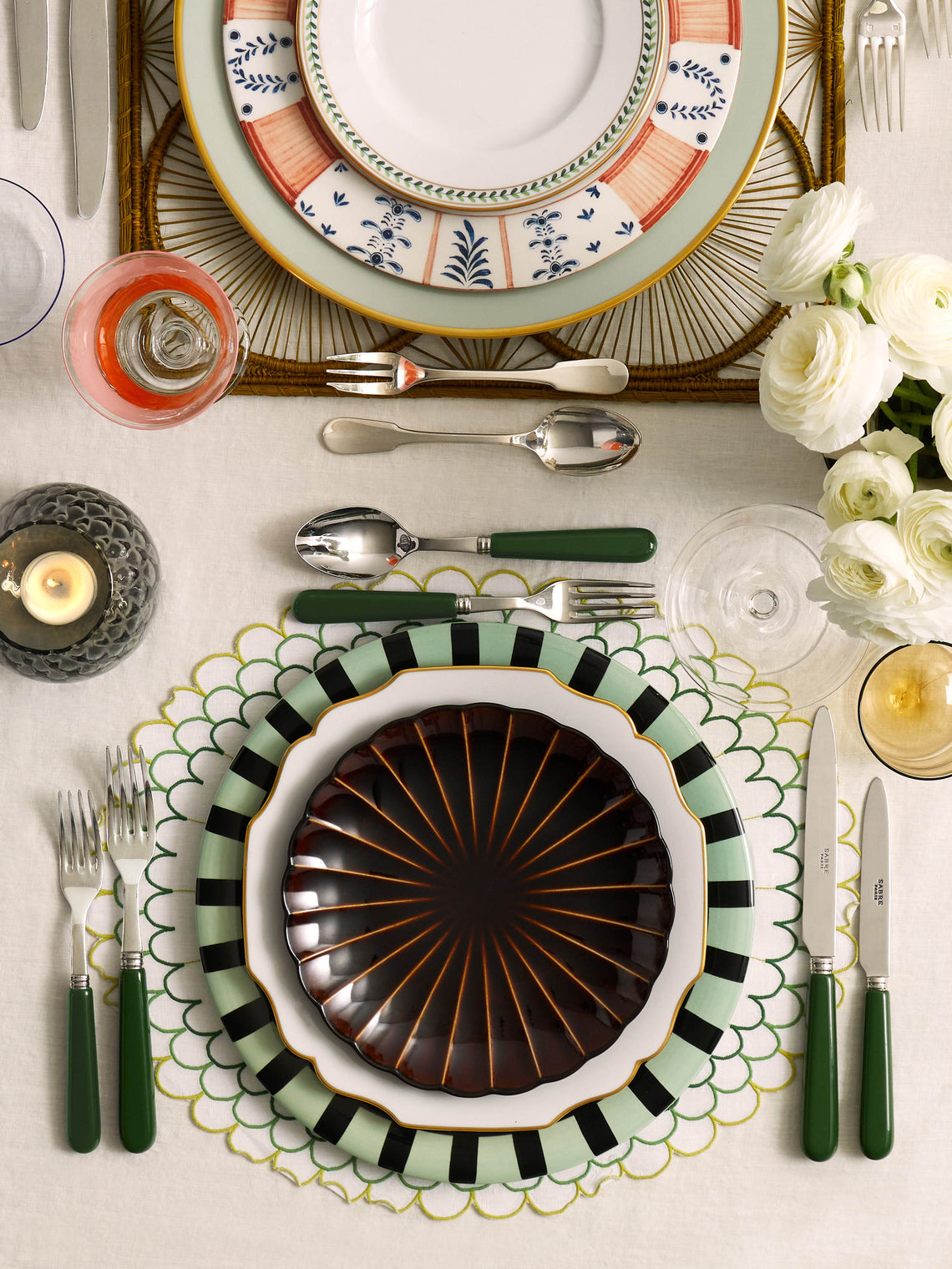 Sabre - Pop Cake Fork - Green - ABASK