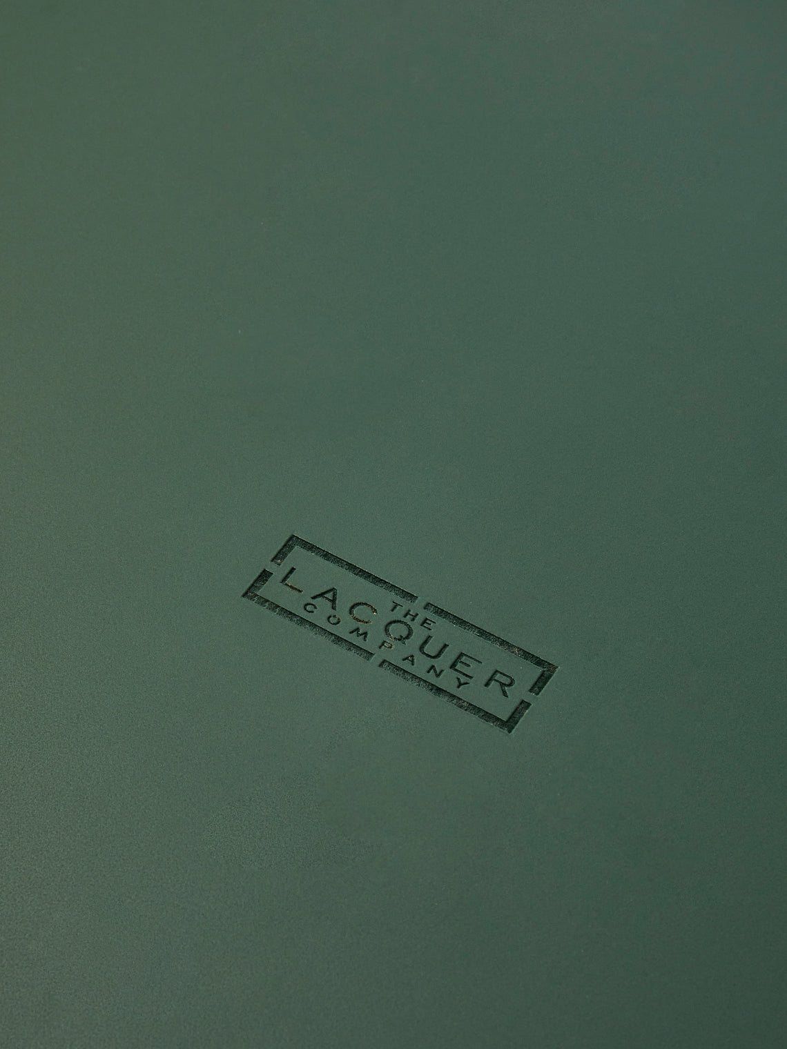 The Lacquer Company - Corners Lacquered Large Tray - Green - ABASK