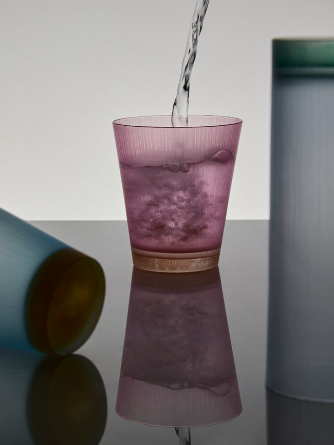 Takeyoshi Mitsui - Silence Hand-Blown Glass Tumbler - Pink - ABASK