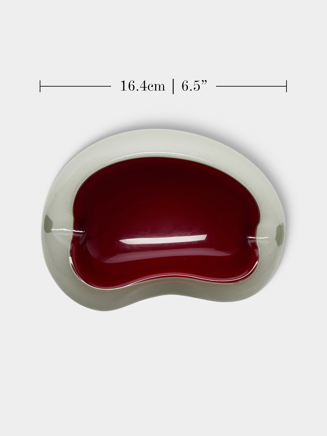 Antique and Vintage - 1950s Seguso Murano Glass Ashtray - Grey - ABASK