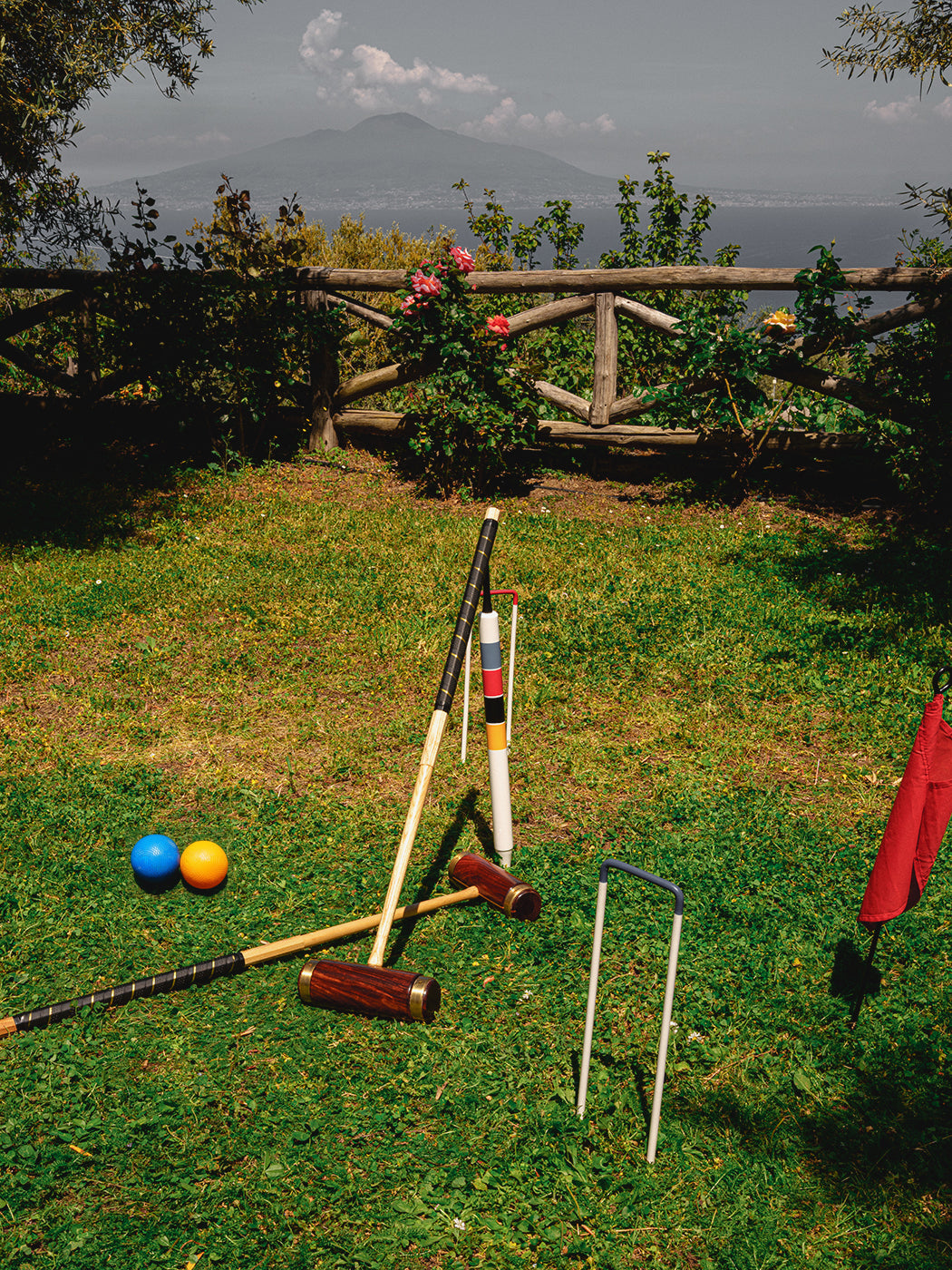 Geoffrey Parker - Wicker Croquet Set - Brown - ABASK
