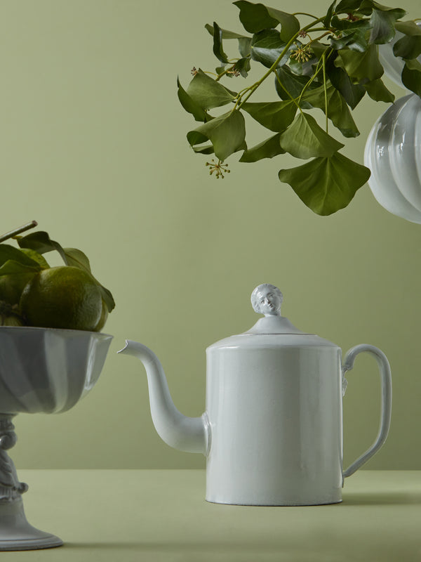 Astier de Villatte - Marie-Antoinette Hand-Glazed Ceramic Teapot -  - ABASK