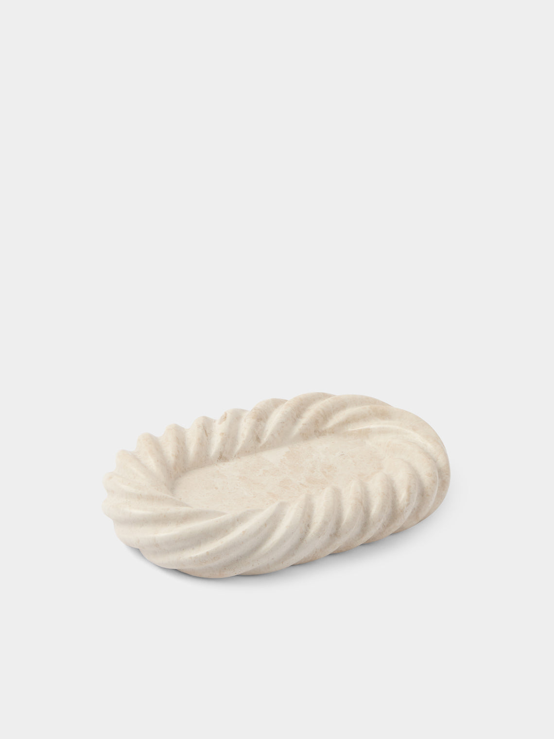 Anastasio Home - Hannah Catch Marble Dish - White - ABASK