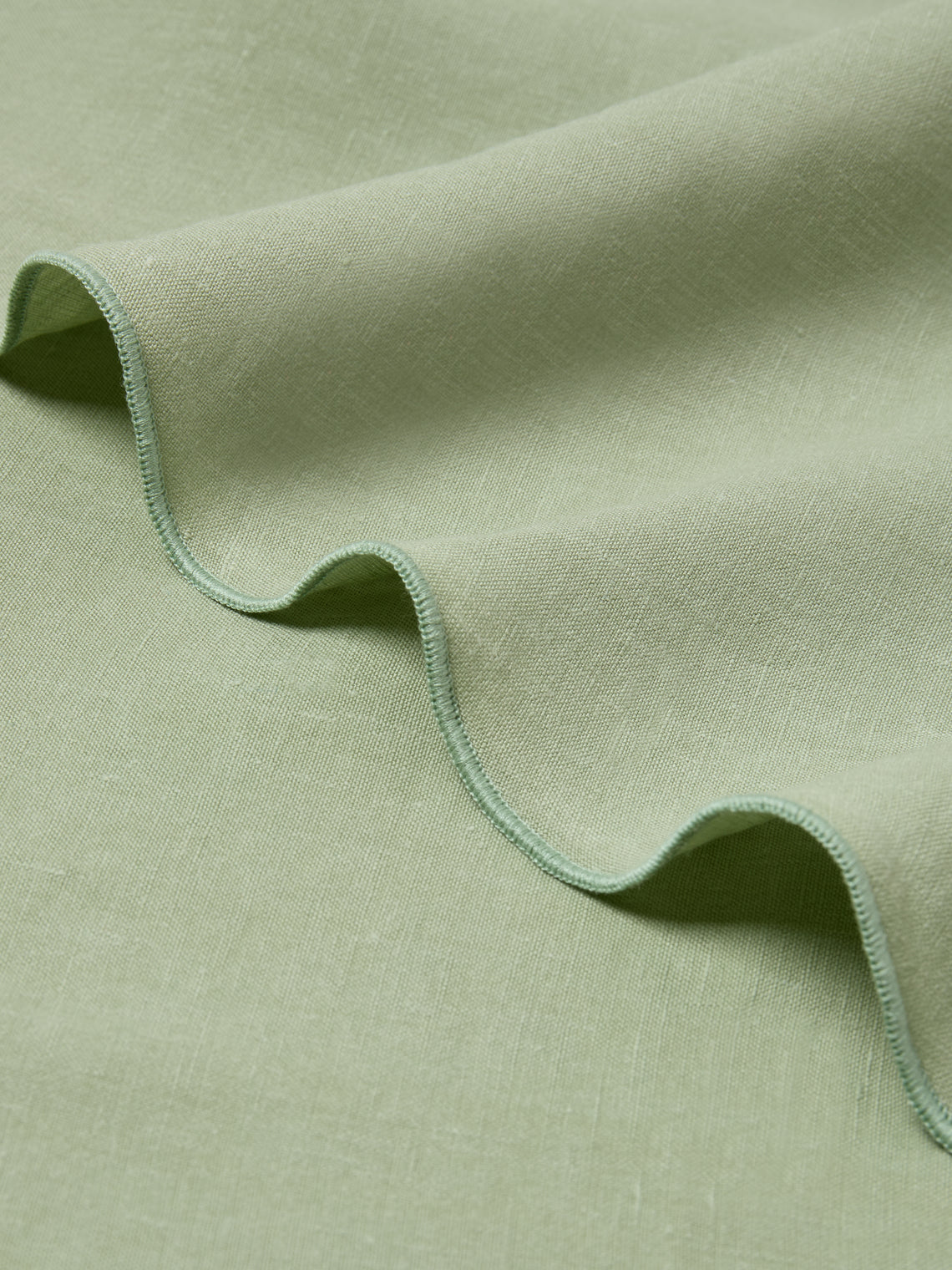 Borgo delle Tovaglie - Filo Linen Round Tablecloth (86.5in/2.2m) - Green - ABASK
