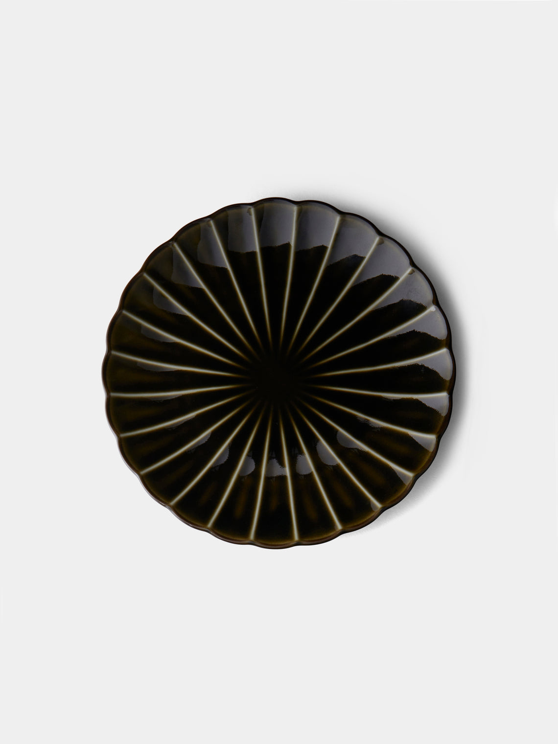 Kaneko Kohyo - Giyaman Urushi Ceramic Salad/Dessert Plates (Set of 4) - Green - ABASK - 