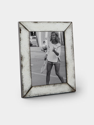 Borgo delle Tovaglie - Firenze Mirrored Glass Photo Frame - Silver - ABASK - 