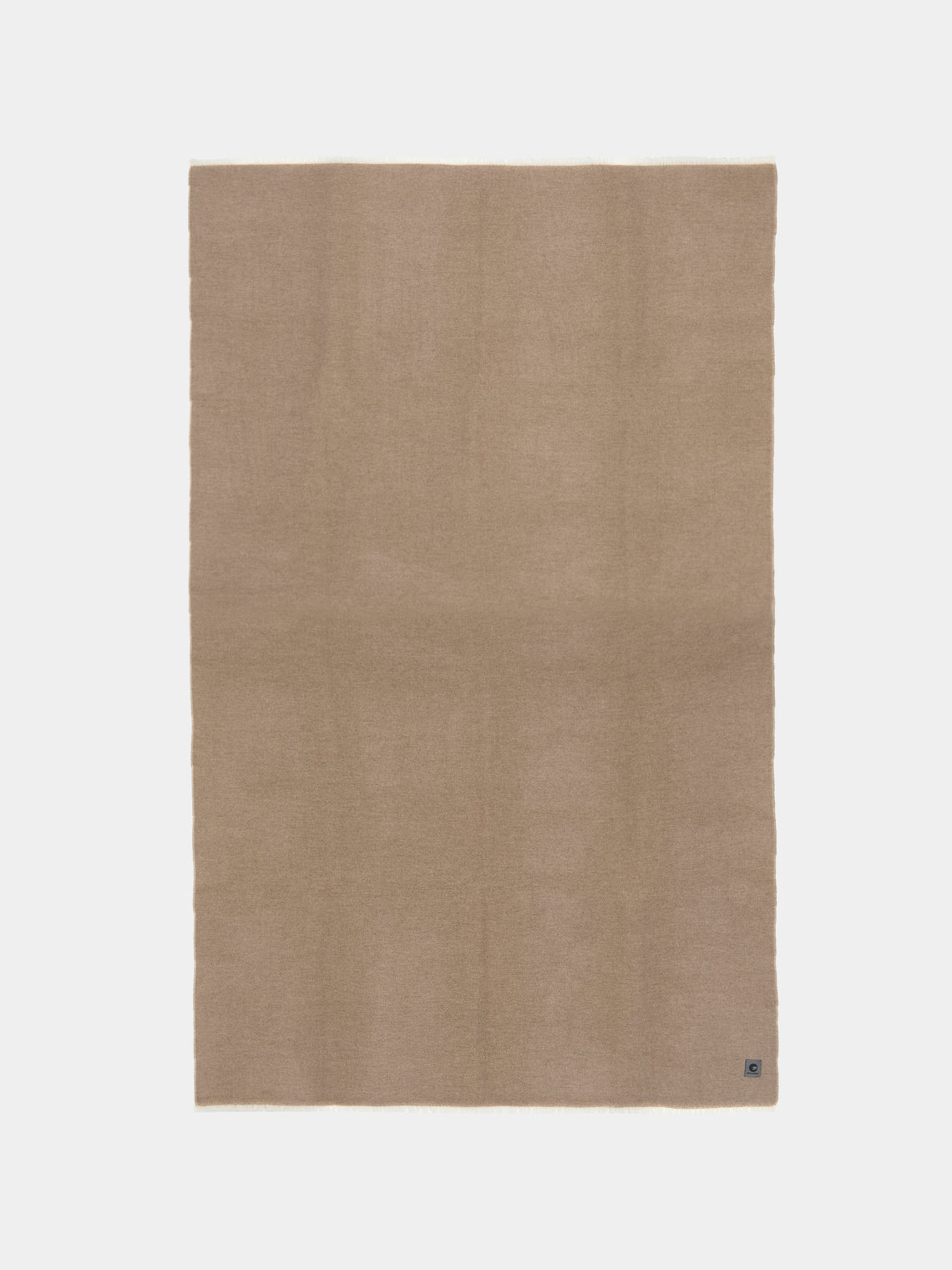 Denis Colomb - Cashmere Reversible Throw (79in/2m) - Brown - ABASK - 